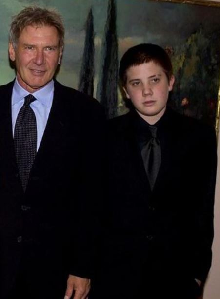Malcolm Ford with his father Harrison Ford